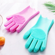 包邮 奥兹洗碗手套硅胶清洁手套家务清洁手套