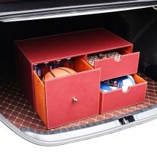 包邮 艾尔希尔汽车后备箱收纳箱子多功能车载储物鞋盒尾箱